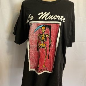 Men’s La Muerte size xl cotton tee shirt
